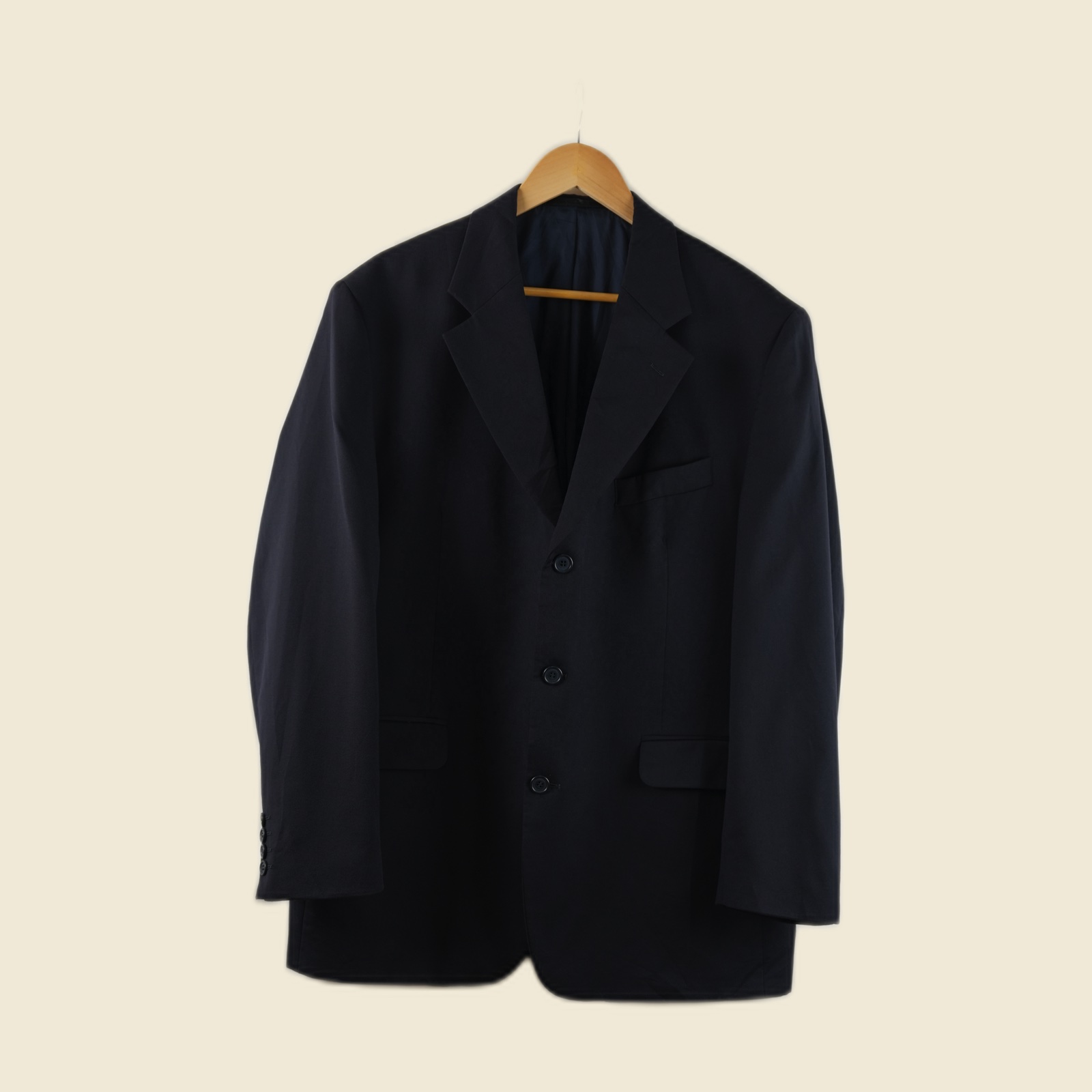 Giacca blu notte Yves Saint Laurent pour homme